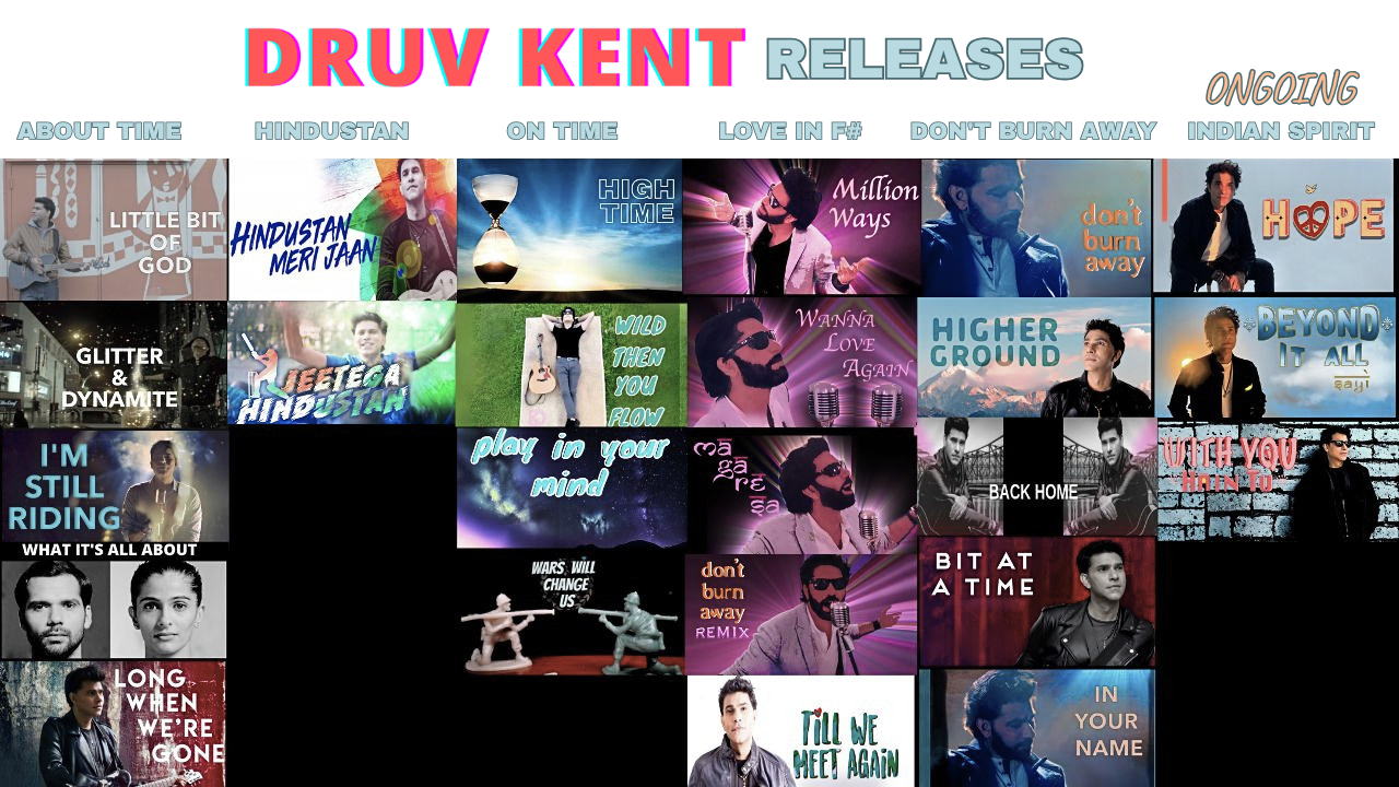 Released Music - Druv Kent
